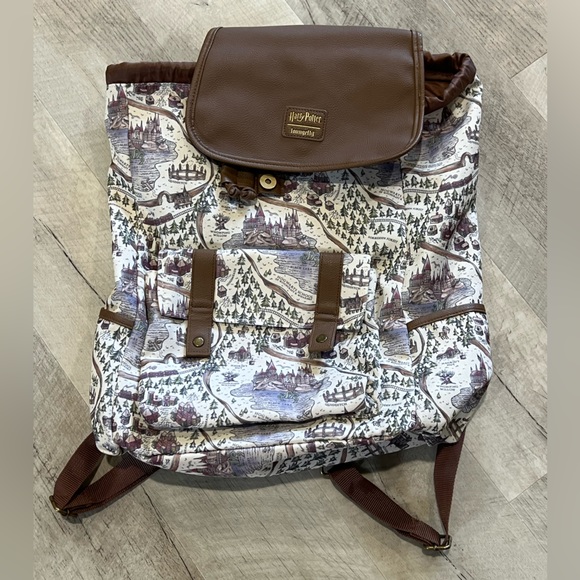 Loungefly Bags Loungefly Marauders Map Backpack Poshmark